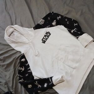 Star‎ Wars White & Blk.Hoodie Sz.S